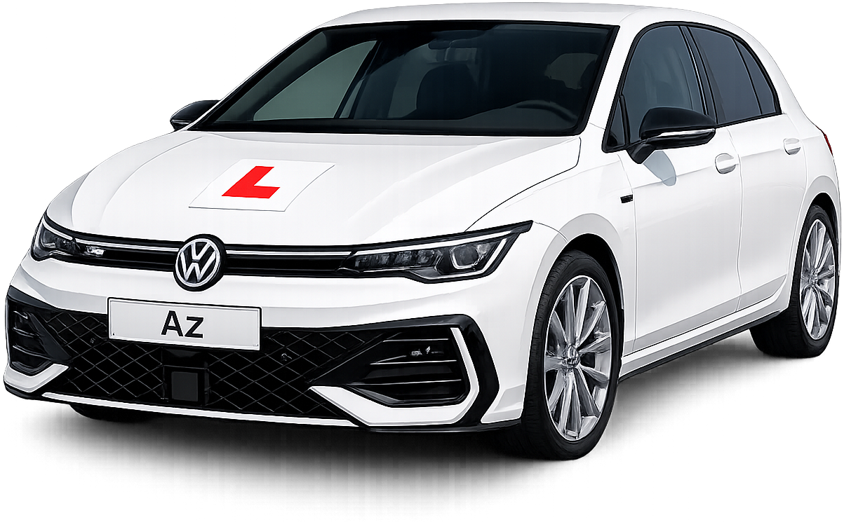 Az Driving — 2022 Volkswagen Golf R-Line with L plate